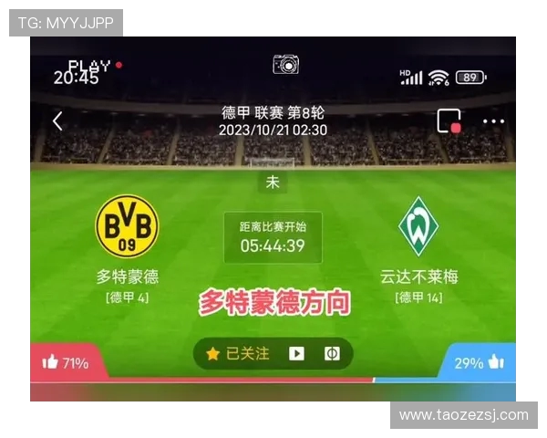 不来梅与多特蒙德对决前瞻及比赛结果预测分析